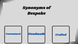 Synonyms of Bespoke in Text