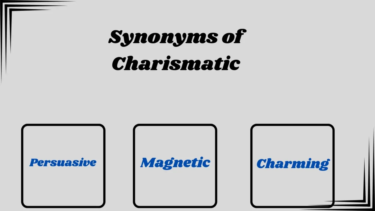 Synonyms of Charismatic in Text