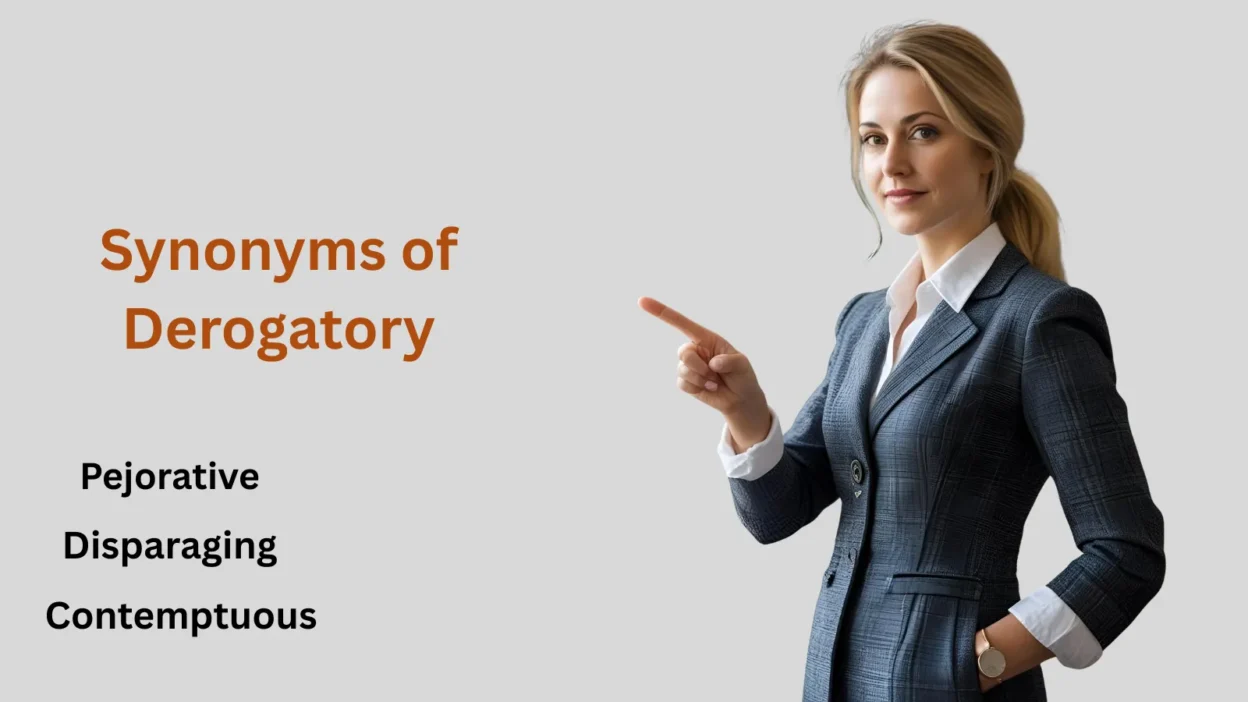 Synonyms of Derogatory