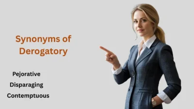 Synonyms of Derogatory