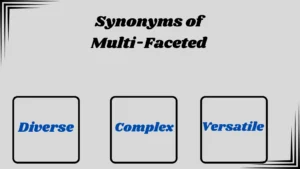 Synonyms of Multi-Faceted
