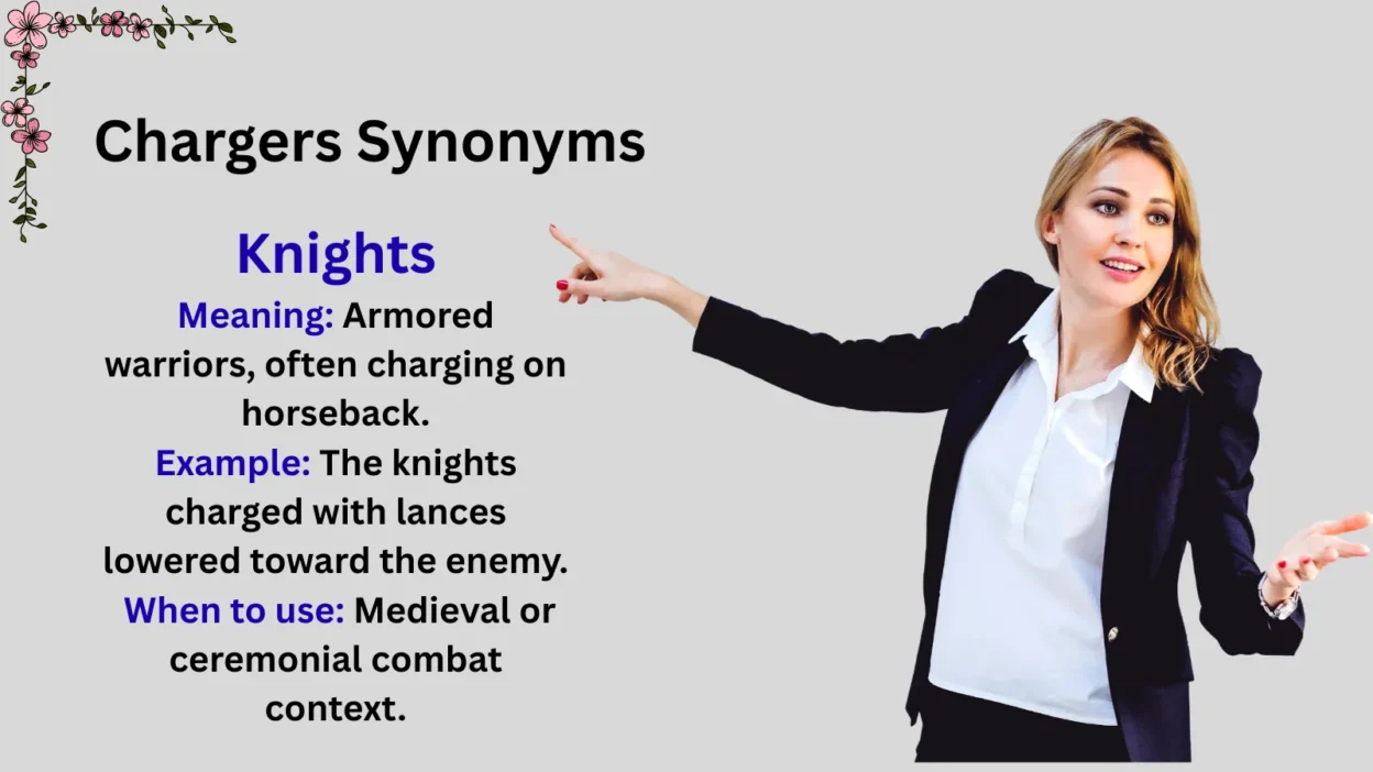 Chargers Synonyms Explained