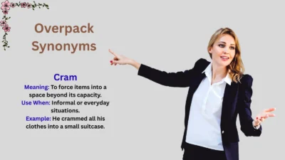 Overpack Synonyms Explained by a Teacher