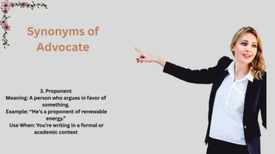 Synonyms of Advocate Explained