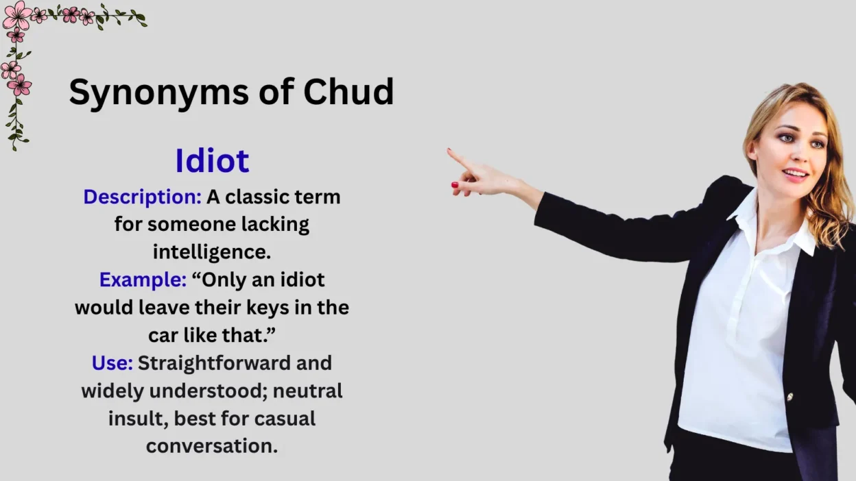 Synonyms of Chud Explained