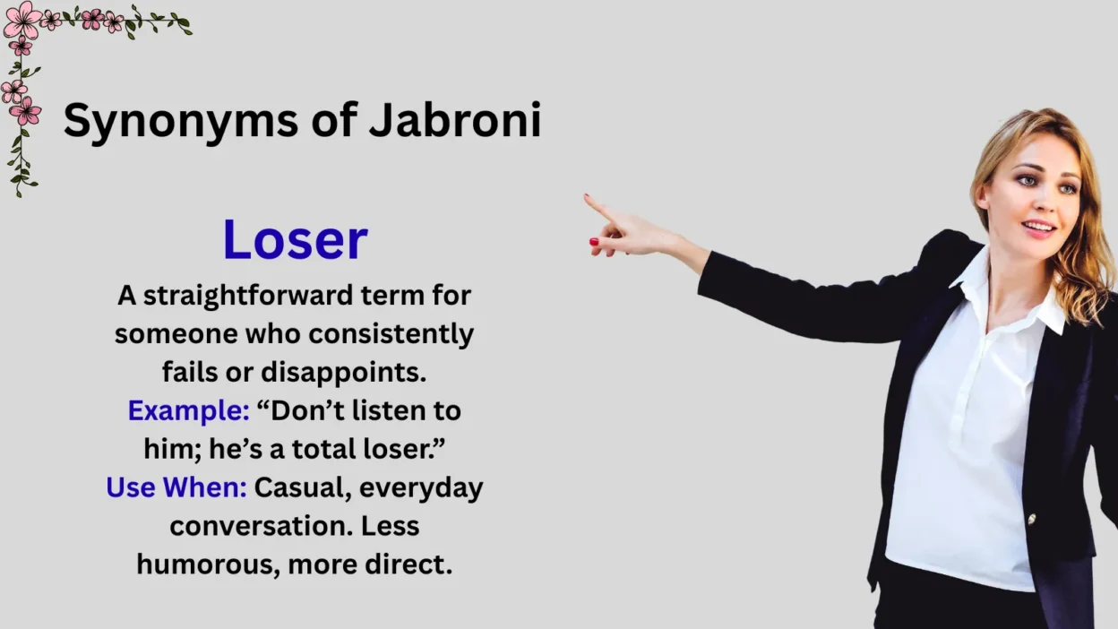 Synonyms of Jabroni Explained