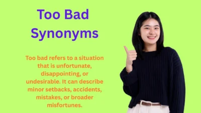 Too Bad Synonyms Explained