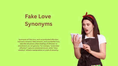 Fake Love Synonyms: Words That Reveal Emotional Deception