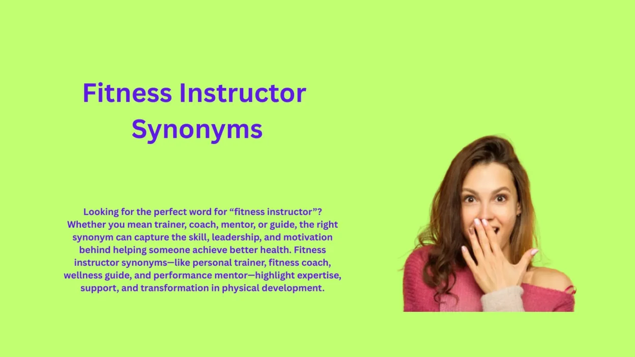 Fitness Instructor Synonyms That Elevate Your Training
