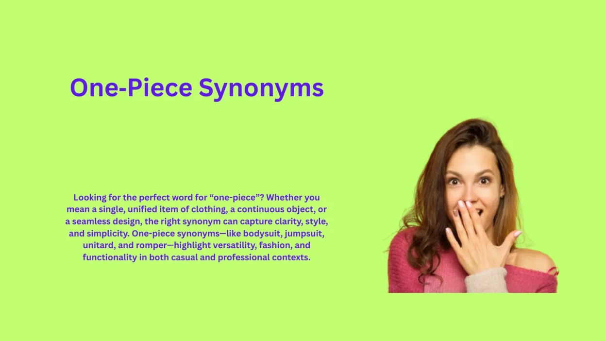 One‑Piece Synonyms That Simplify Fashion Choices