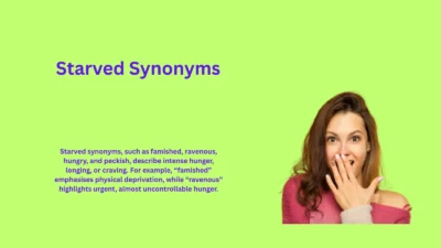 Starved Synonyms That Reveal Hidden Meanings