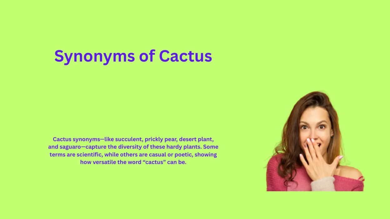 Synonyms of Cactus That Describe Desert Plants